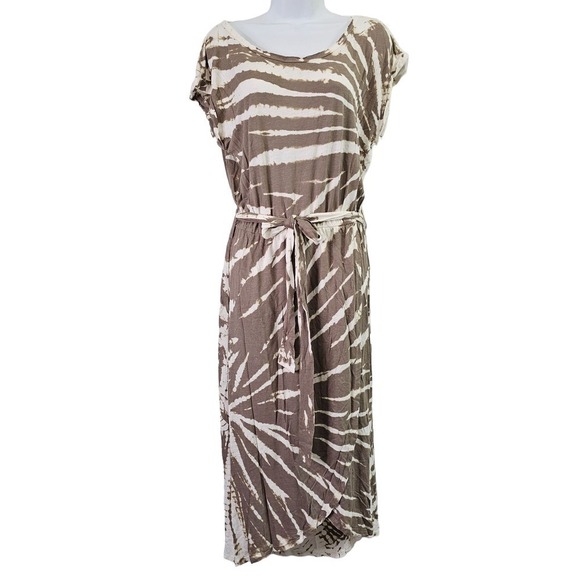 YFB YOUNG FABULOUS & BROKE Faux-Wrap Tie Dye Dress M - Picture 2 of 8